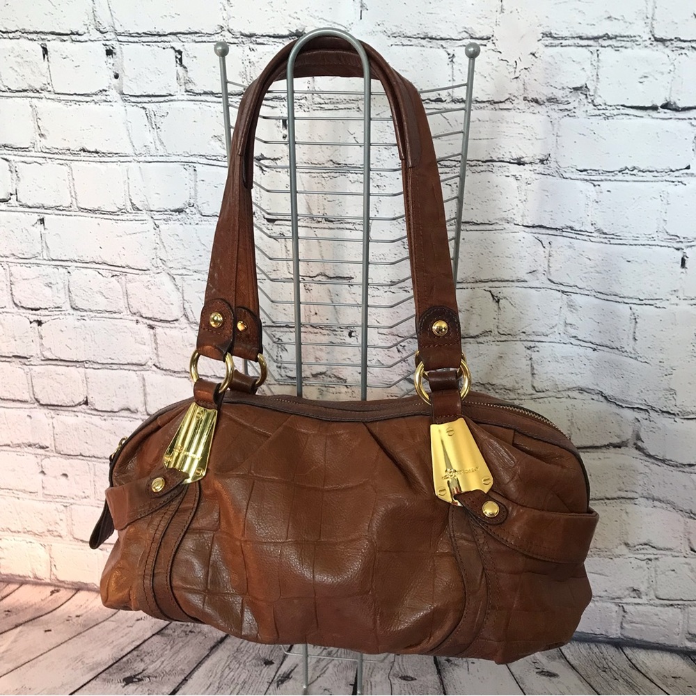 COPY - B. Makowsky Brown Leather Handbag